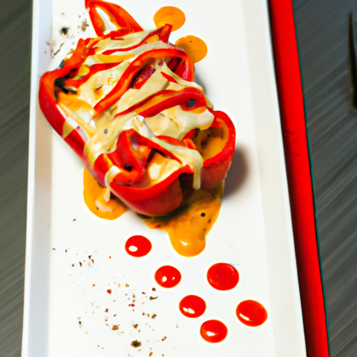 Plněné papriky s mozzarellou a rajčaty