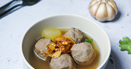 Bakso – indonéské masové kuličky.