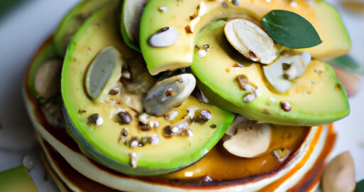 Bramborové placky s avokádem.