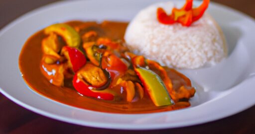 Kuřecí s curry a rýží