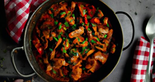 Kuřecí cacciatore s rajčaty