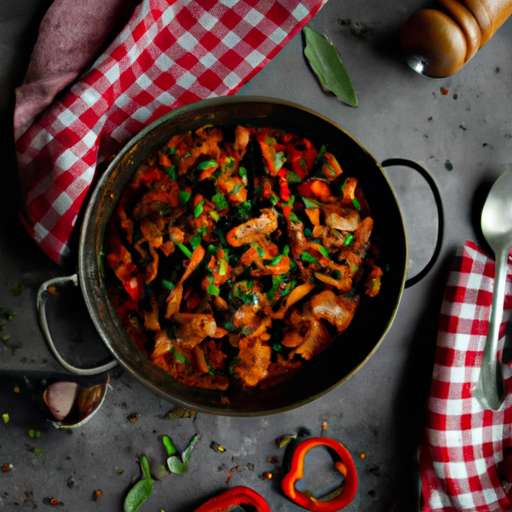 Kuřecí cacciatore s rajčaty