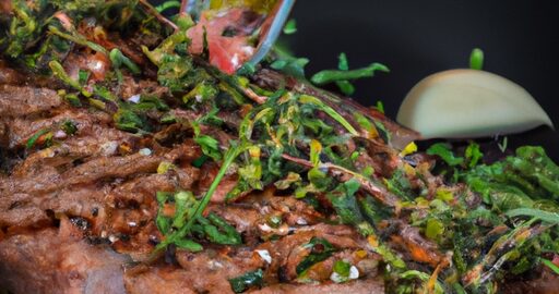 Argentinský churrasco s chimichurri