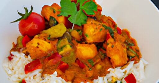 Kuře tikka masala s rýží