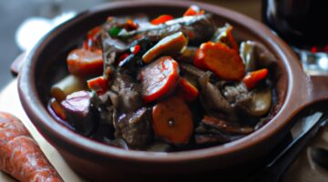 Hovězí Bourguignon se šalotkou