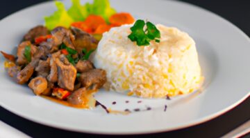 Holubí tažina s rýží a mandlí