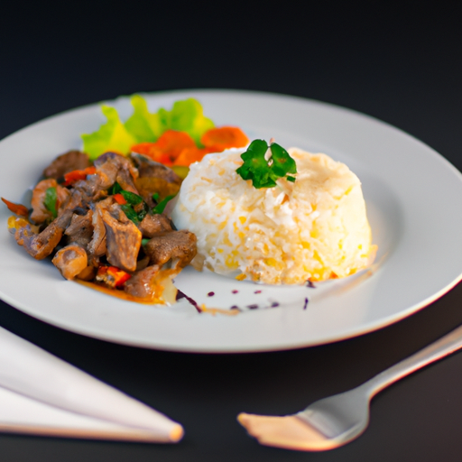 Holubí tažina s rýží a mandlí