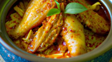 Indonéské kokosové kari s kuřecím masem