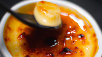 Crème brûlée s vanilkou a karamelizovaným cukrem