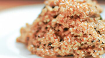 Křupavá quinoa s pečenou zeleninou