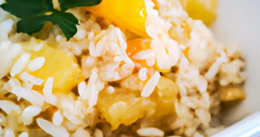 Mandlový rýžový dort medový.