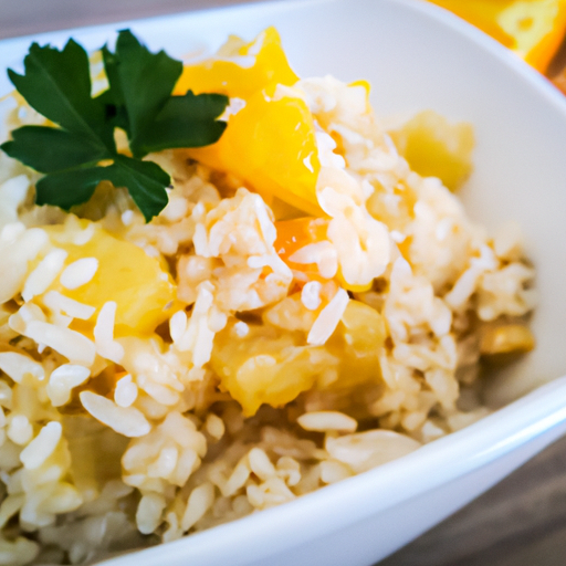 Mandlový rýžový dort medový.