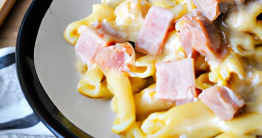 Penne alla carbonara s pancettou.