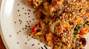 Kořeněná quinoa s pečenou zeleninou