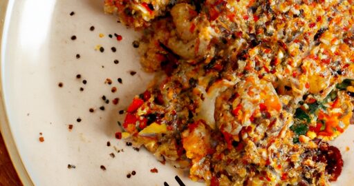 Kořeněná quinoa s pečenou zeleninou