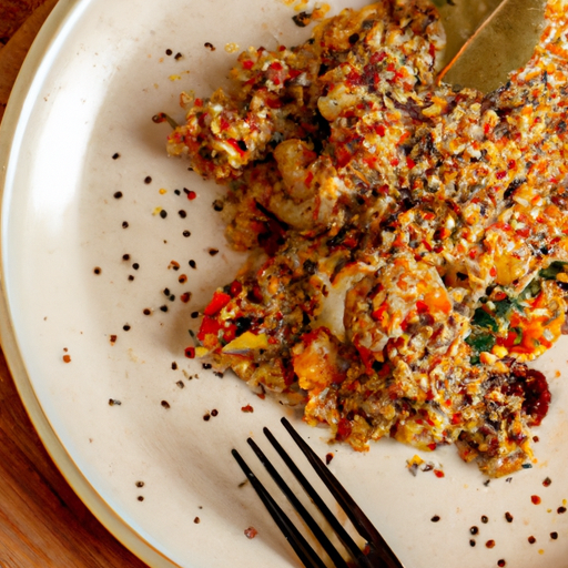 Kořeněná quinoa s pečenou zeleninou