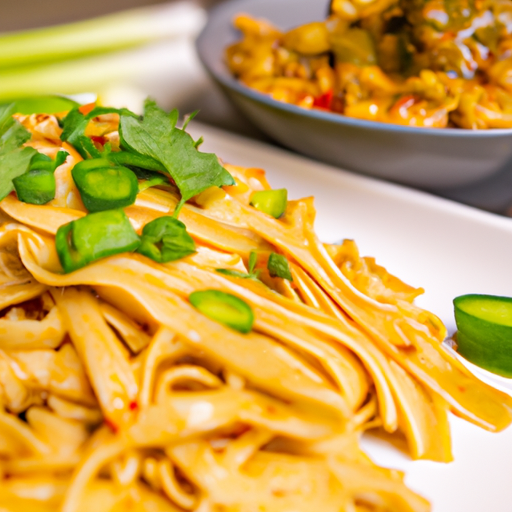 Kuřecí nudličky s kari a kokosovým mlékem