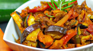 Sicilská caponata s cuketou.