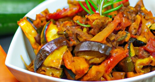 Sicilská caponata s cuketou.