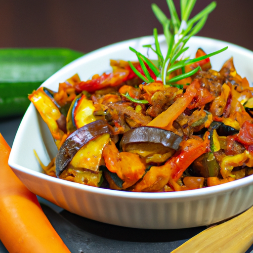 Sicilská caponata s cuketou.