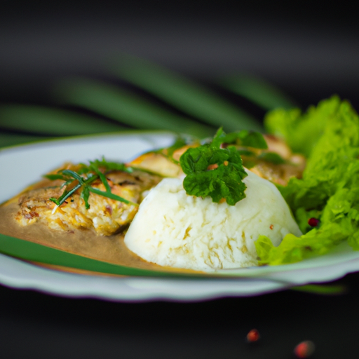 Kuřecí kebab s rýží