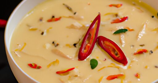 Kuřecí červený kari s kokosovým mlékem