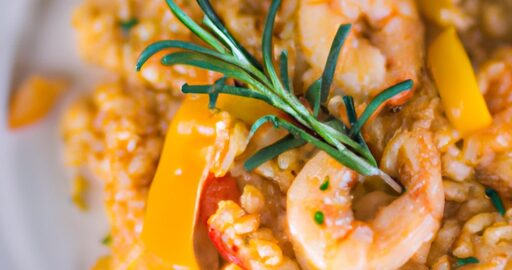 Risotto s hřiby a sýrem.