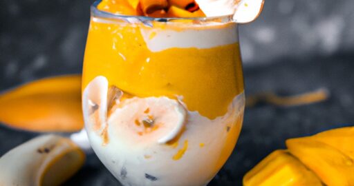 Mango lassi receptury kurkumou banana.