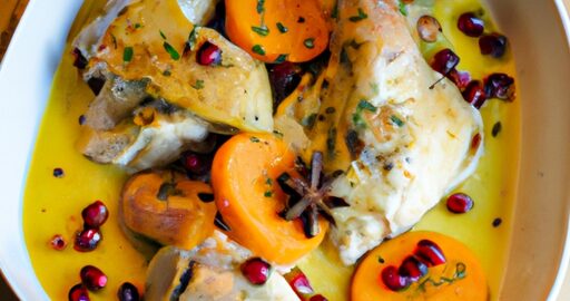 Kuře s bramborovou kaší a špenátem.