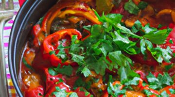 Ratatouille s pečenými brambory a bylinkami