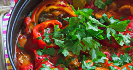 Ratatouille s pečenými brambory a bylinkami