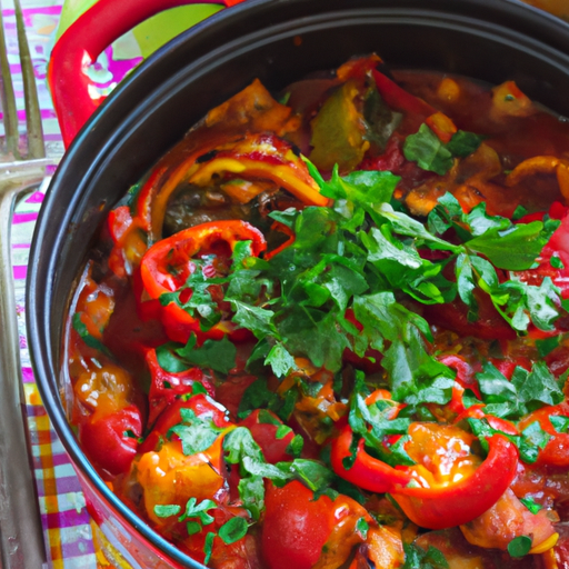 Ratatouille s pečenými brambory a bylinkami