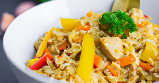 Jasmínová rýže se zeleninou