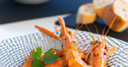 Rajská kreveta s karí.