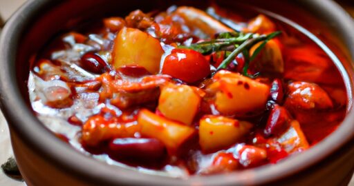 Bramborový guláš s klobásou