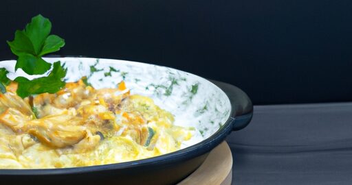 Lazaně s kuřecím masem a špenátem