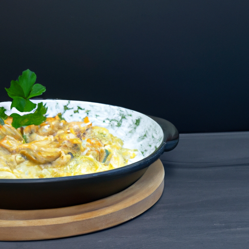 Lazaně s kuřecím masem a špenátem