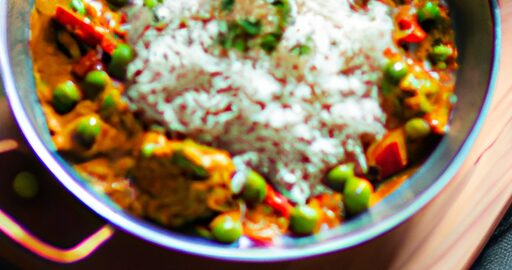 Kuřecí curry s kokosovým mlékem.