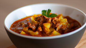 Kari z křenu a cizrny