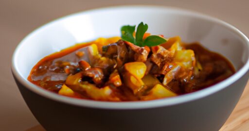 Kari z křenu a cizrny