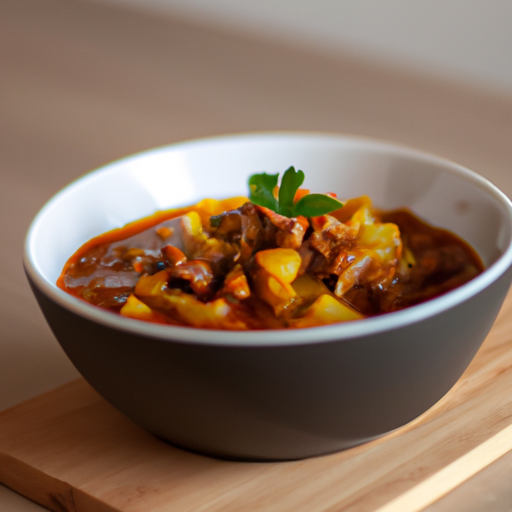 Kari z křenu a cizrny