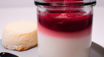 Panna cotta s malinovou omáčkou