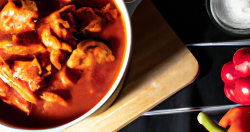 Kuře Buffalo s fazolemi