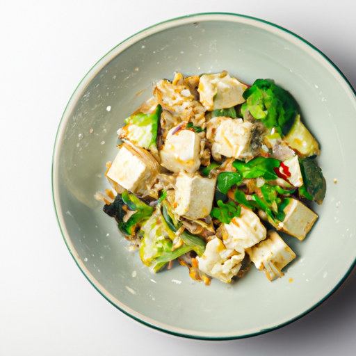 Rajská omáčka s tofu a zeleninou