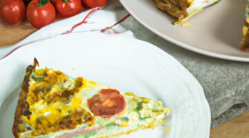 Sýrová zeleninová quiche