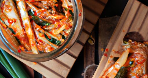 Kimchi – kvašená zelenina plná chutí.