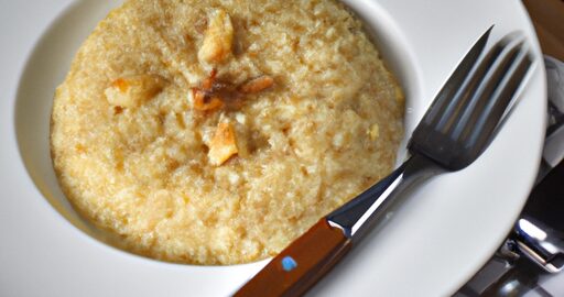 Ryžová placka s ovocem.