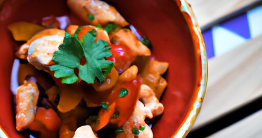 Kuře s červenou kari omáčkou