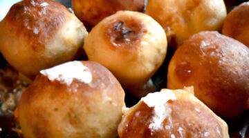 Knedlík se švestkovým kompotem