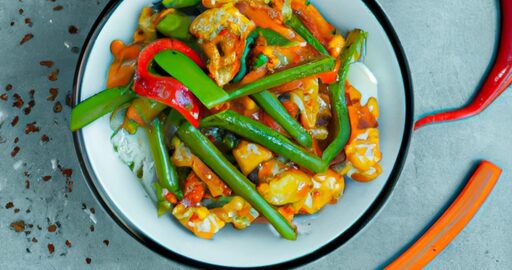 Kuřecí wok s čínskou zeleninou